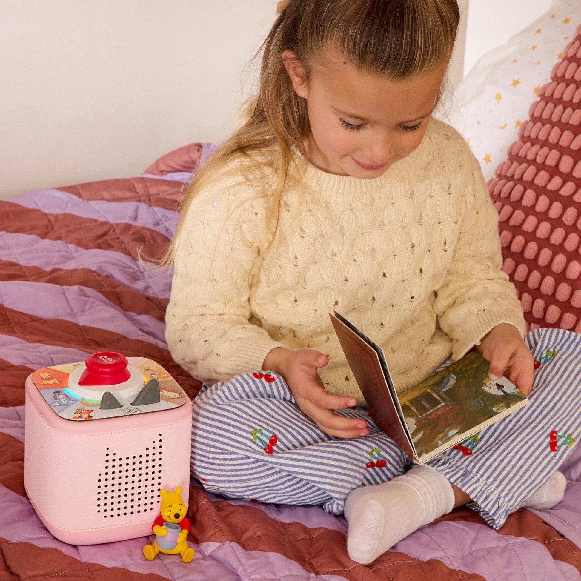 Tonies Toniebox 2 Full Play Set - Winnie the Pooh (Cloud Pink) - 11003526