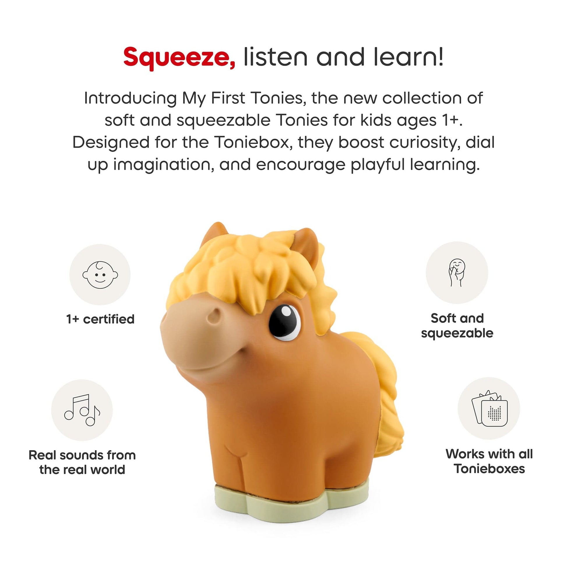 Tonies My First Tonies: Farm Set - Cow, Pig and Horse - 11003560