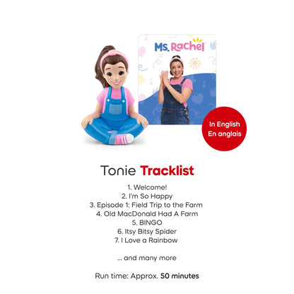 Tonies Toniebox 2 Starter Set - Ms. Rachel (Sky Blue)