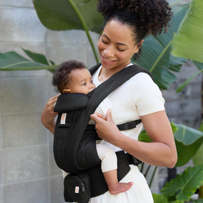 Ergobaby Omni Deluxe Baby Carrier, Mesh - Onyx Black