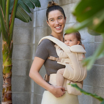 Ergobaby Omni Deluxe Baby Carrier, Mesh - Natural Beige