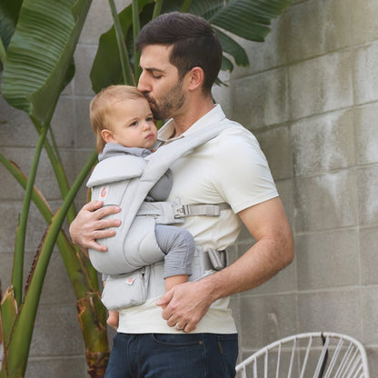 Ergobaby Omni Deluxe Baby Carrier, Cotton - Pearl Grey