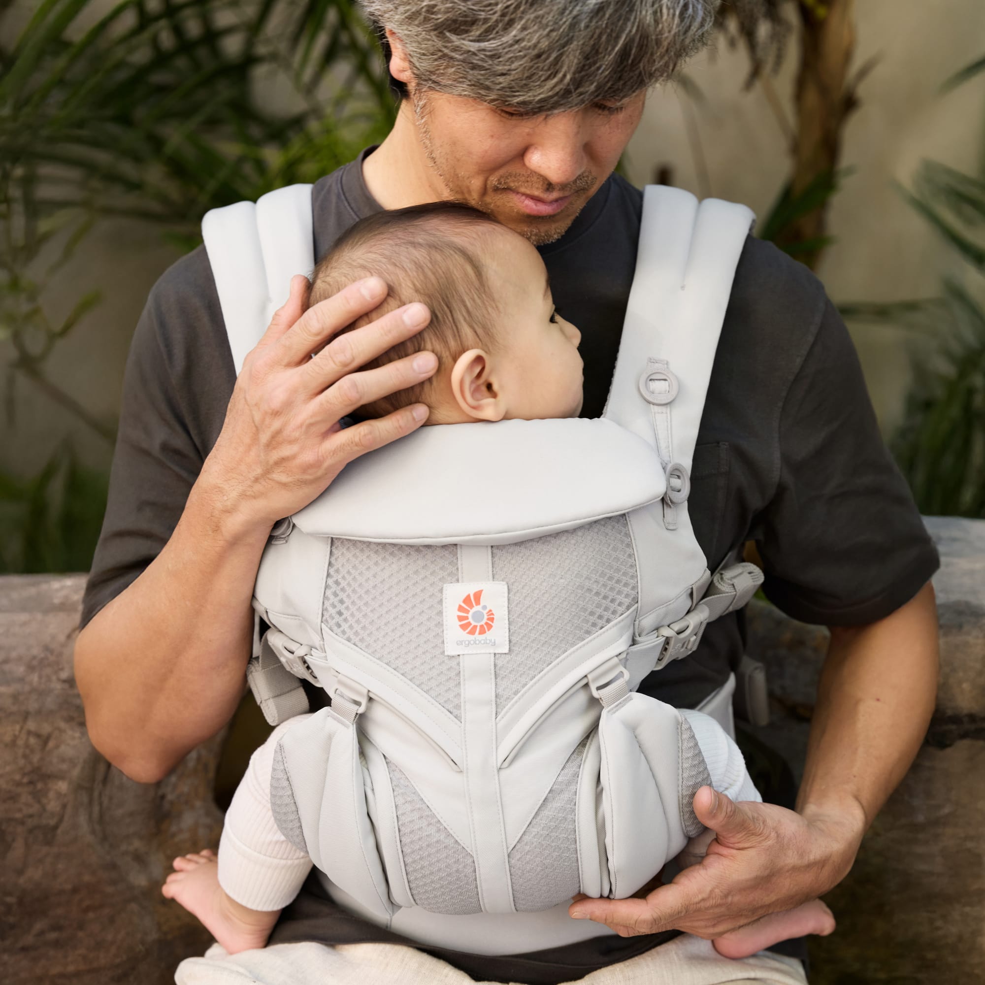 Ergobaby Omni Classic Cool Air Mesh Baby Carrier - Pearl Grey