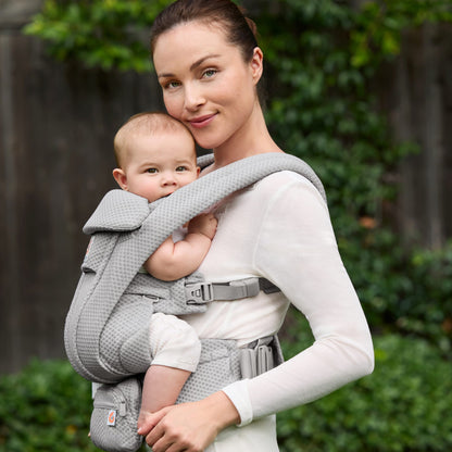 Ergobaby Omni Deluxe Baby Carrier, Mesh - Pearl Grey