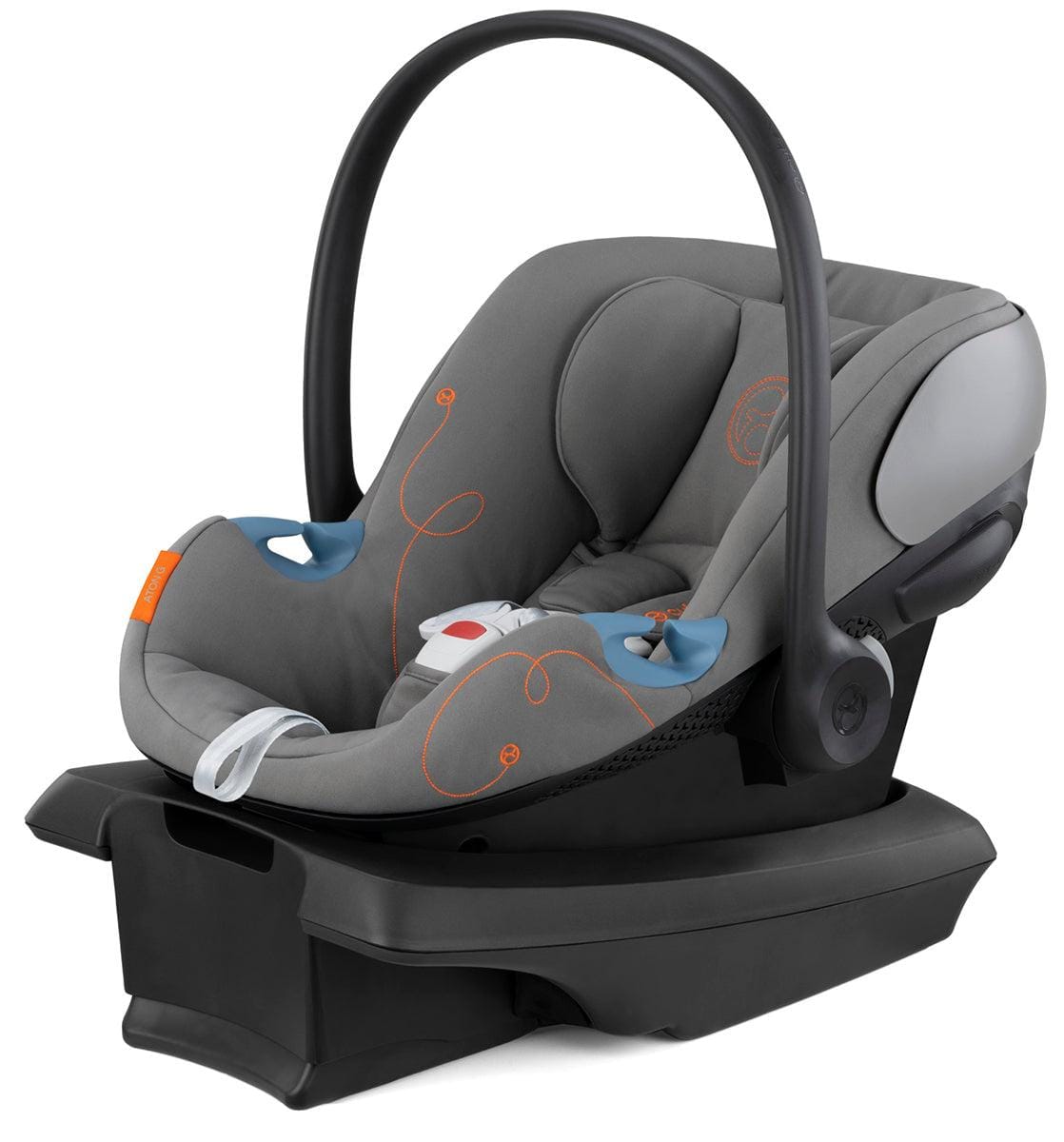 Cybex OPEN BOX Aton G SensorSafe Infant Car Seat - Lava Grey - 522004779-OB