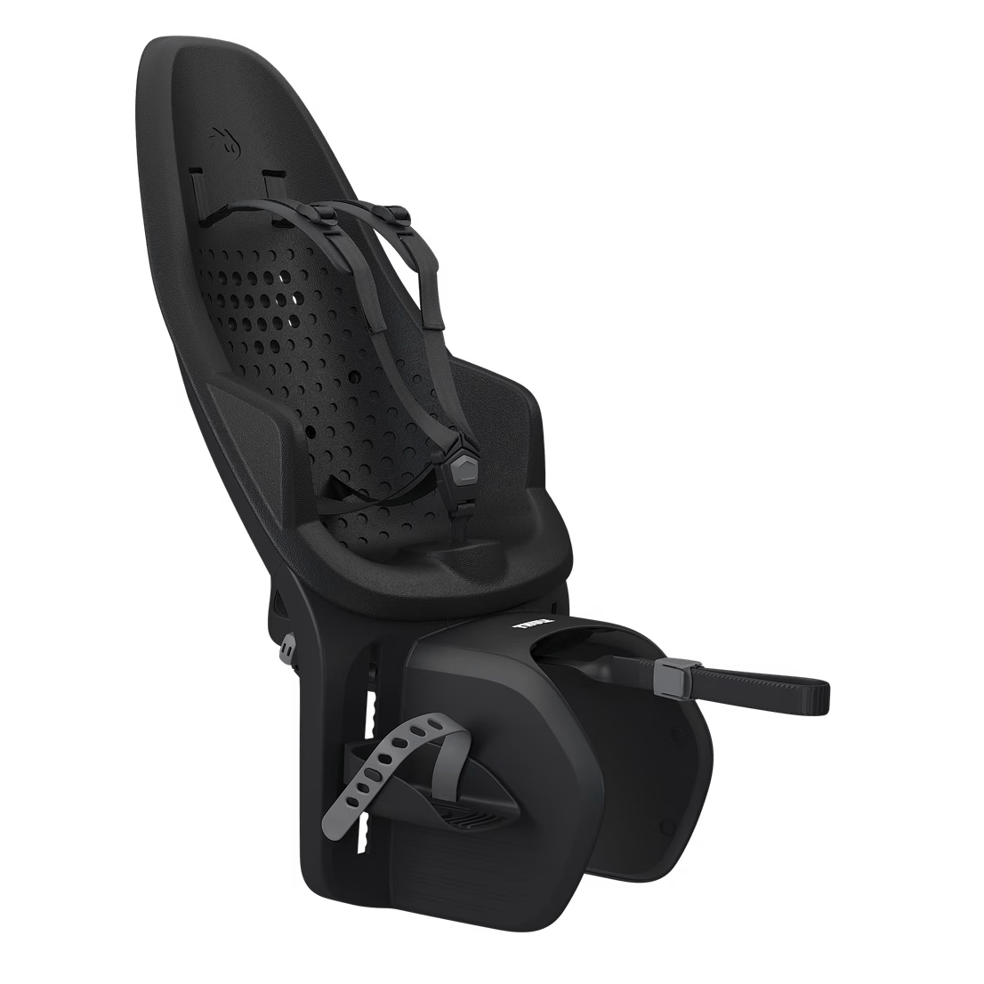 Thule Yepp Maxi 2 Rack Mounted Child Bike Seat - Midnight Black - 12041301