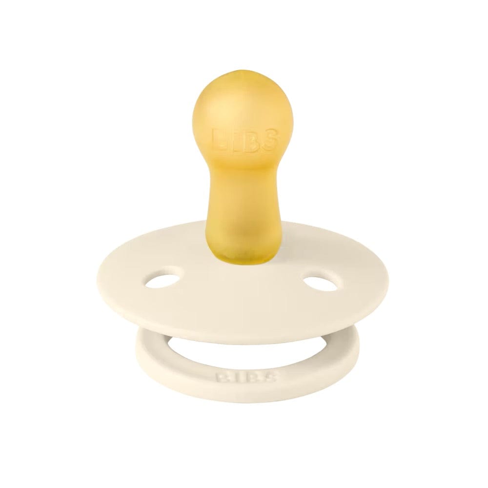 BIBS Original Colour Pacifier, 4 Pack - Ivory/Sand/Vanilla/Dark Oak - Size 2 (6-18 m) - 120460