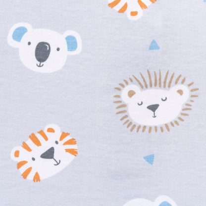 Halo 100% Cotton Swaddle TOG 1.5 - Lions, Tigers And Bears (Newborn)