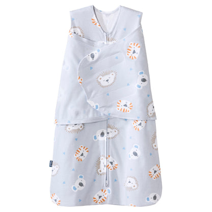 Halo 100% Cotton Swaddle TOG 1.5 - Lions, Tigers And Bears (Newborn)