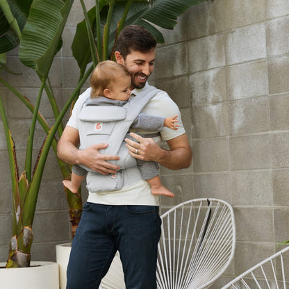 Ergobaby Omni Deluxe Baby Carrier, Cotton - Pearl Grey
