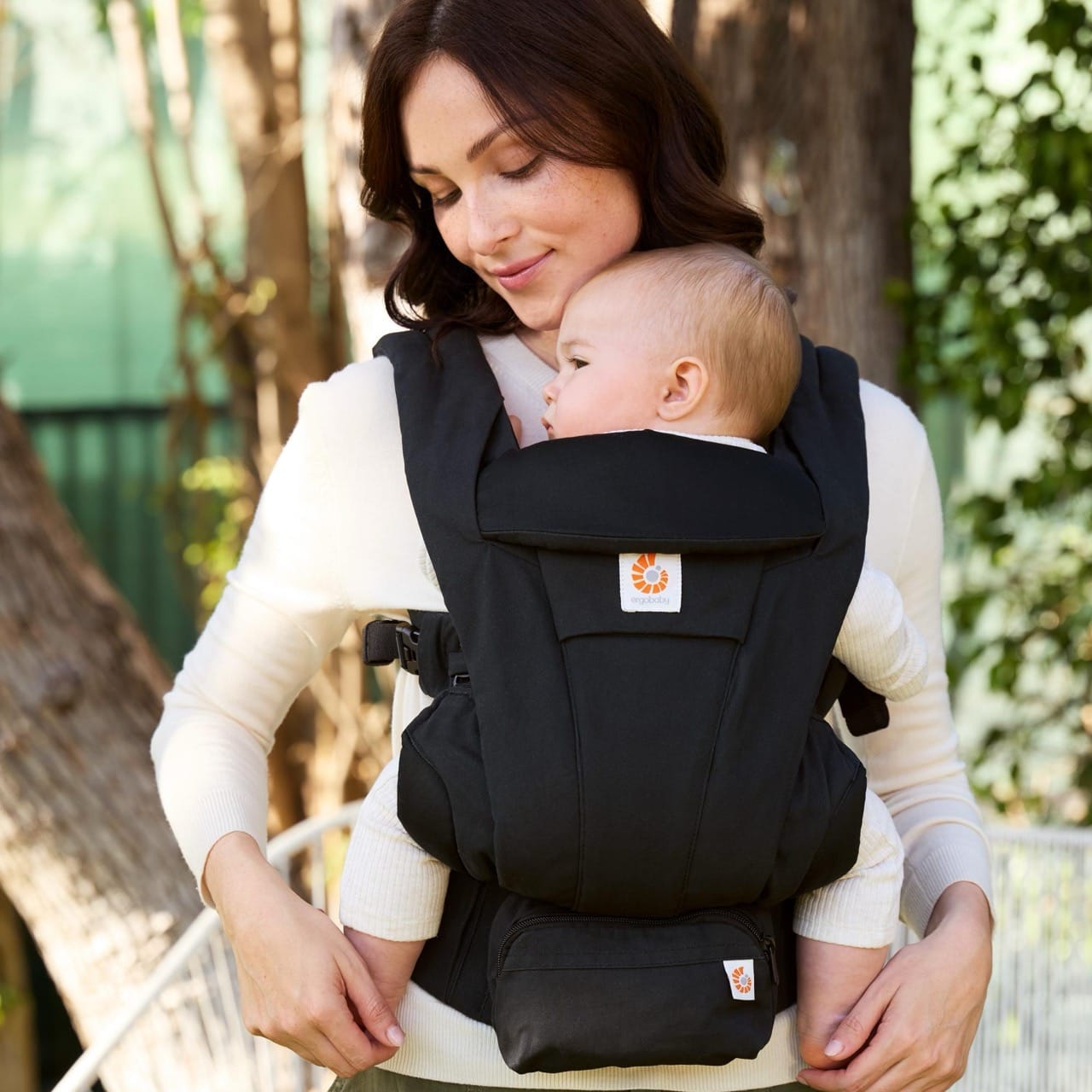 Ergobaby Omni Deluxe Baby Carrier, Cotton - Onyx Black – Albee Baby