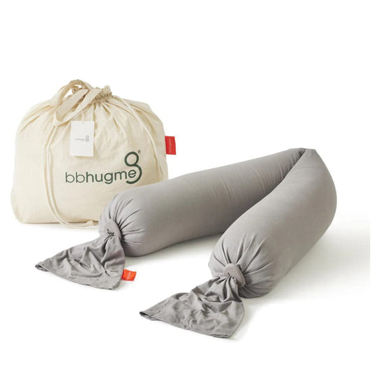 bbhugme Pregnancy Pillow - Stone / Plum