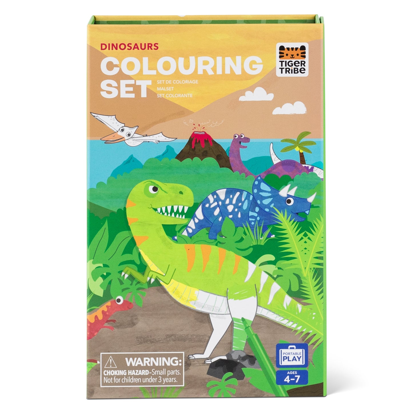 Tiger Tribe Coloring Set - Dinosaur - Image 2