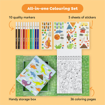 Tiger Tribe Coloring Set - Dinosaur - Image 3