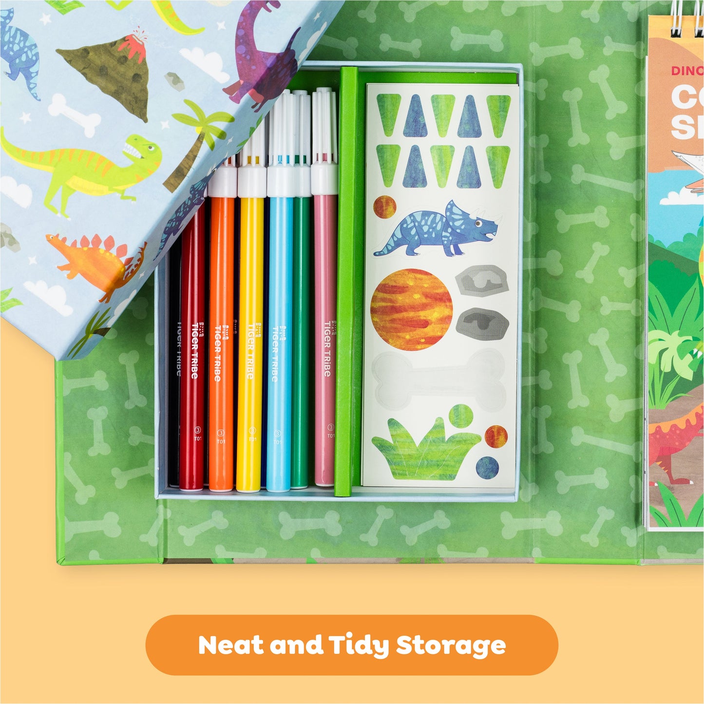 Tiger Tribe Coloring Set - Dinosaur - Image 4