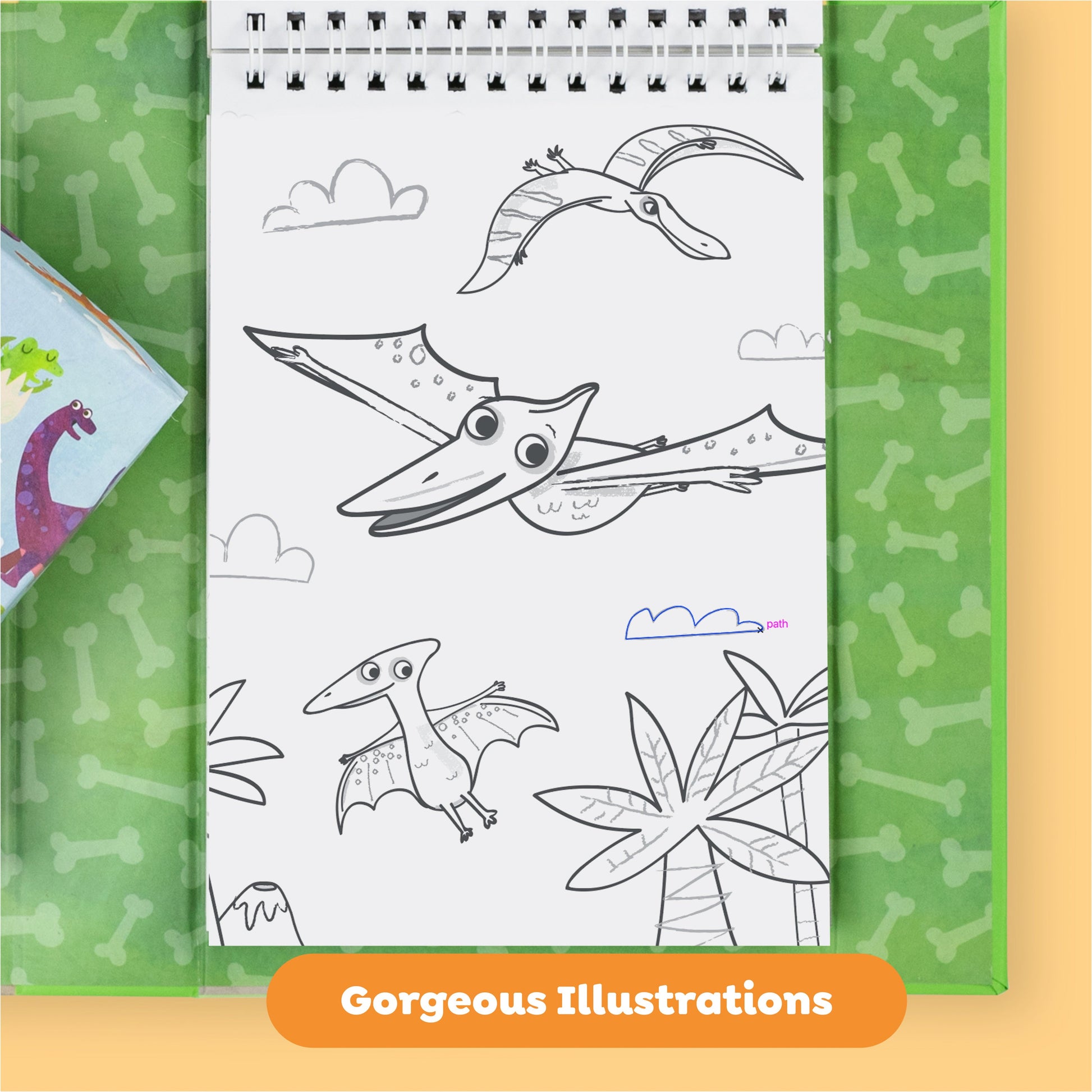 Tiger Tribe Coloring Set - Dinosaur - Image 5