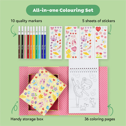 Tiger Tribe Coloring Set - Ballet - Image 3