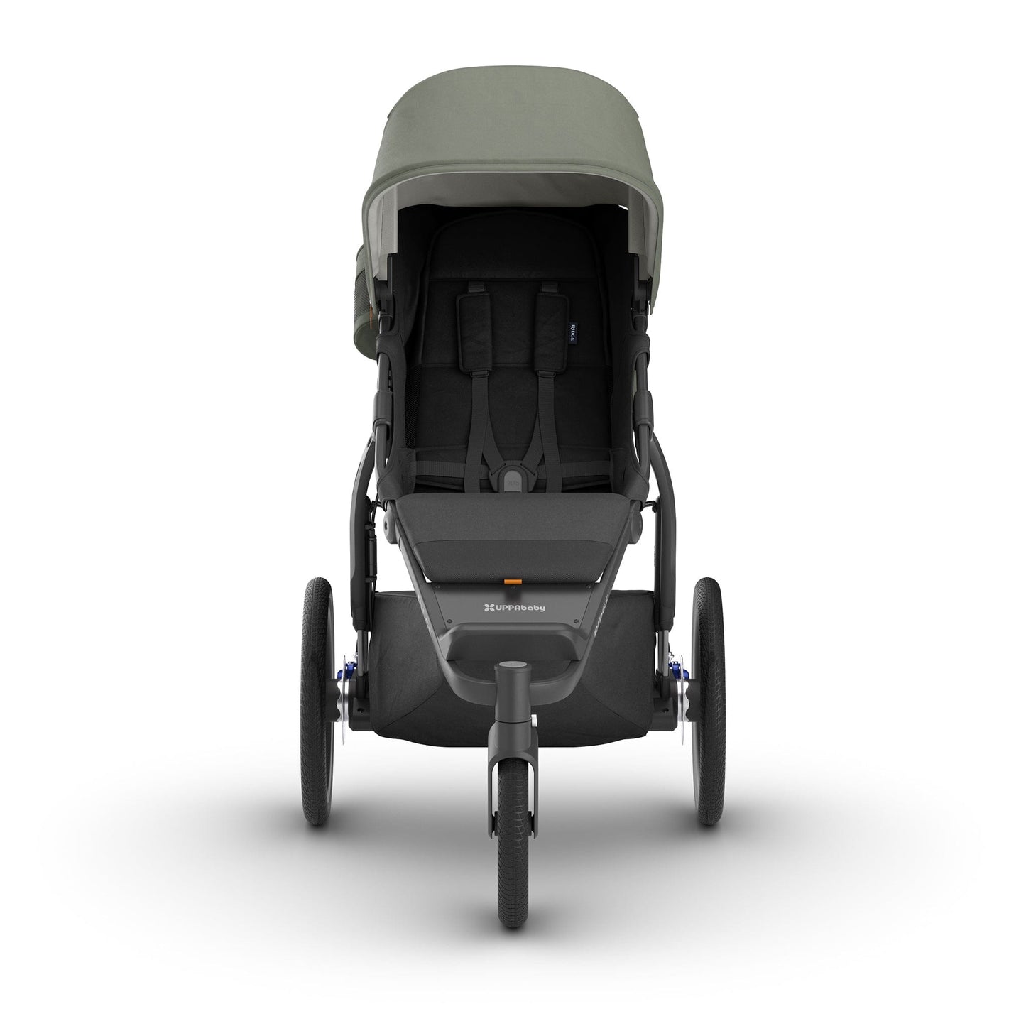 UPPAbaby Ridge V2 Jogging Stroller - Evelyn (Meadow Green / Carbon Frame) - 1403-RDG-NA-EVE