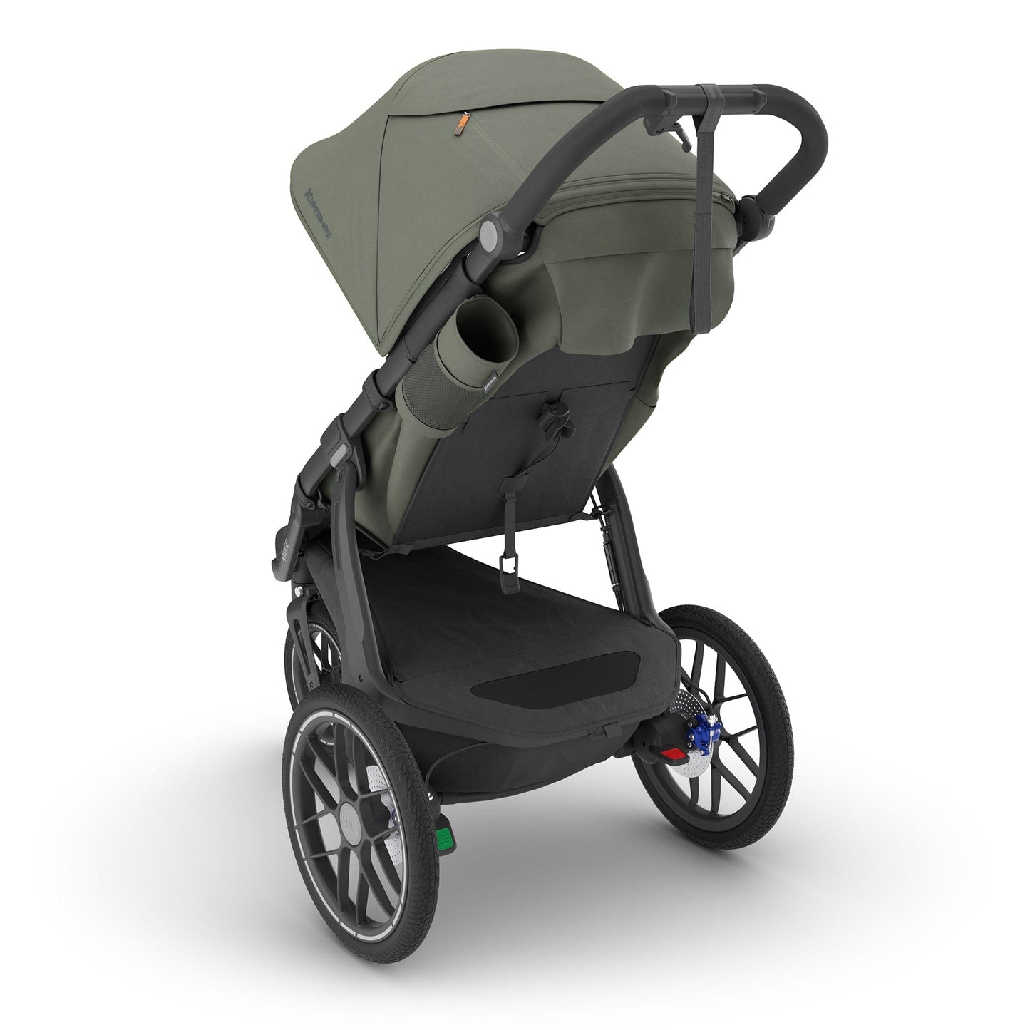 UPPAbaby Ridge V2 Jogging Stroller - Evelyn (Meadow Green / Carbon Frame) - 1403-RDG-NA-EVE