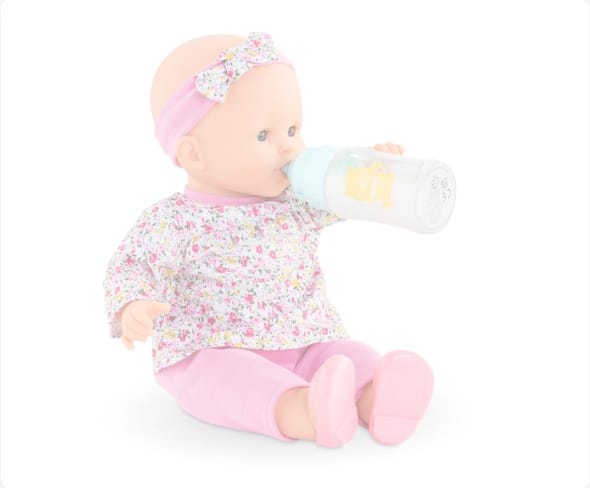 Corolle Milk Bottle with Sound for 14" & 17" Baby Dolls