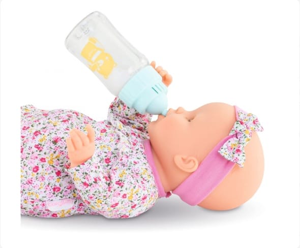 Corolle Milk Bottle with Sound for 14" & 17" Baby Dolls