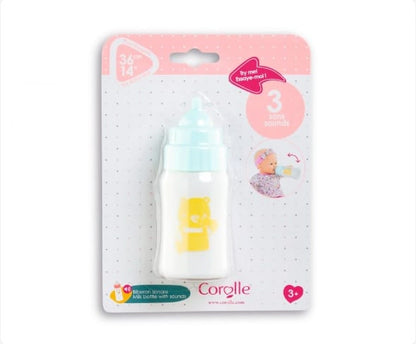 Corolle Milk Bottle with Sound for 14" & 17" Baby Dolls