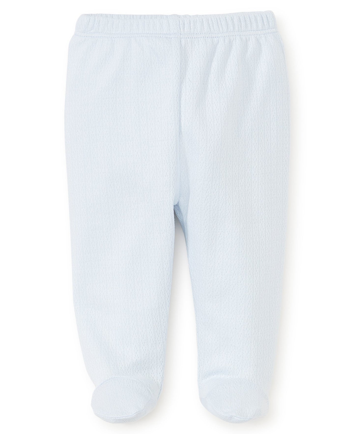 Kissy Kissy Footed Pant - Kissy Pointelle Light Blue