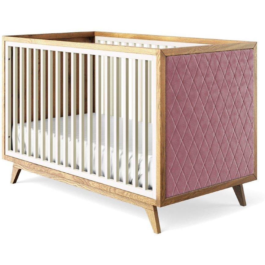 Romina Furniture Uptown Classic Crib (Tufted Sides)