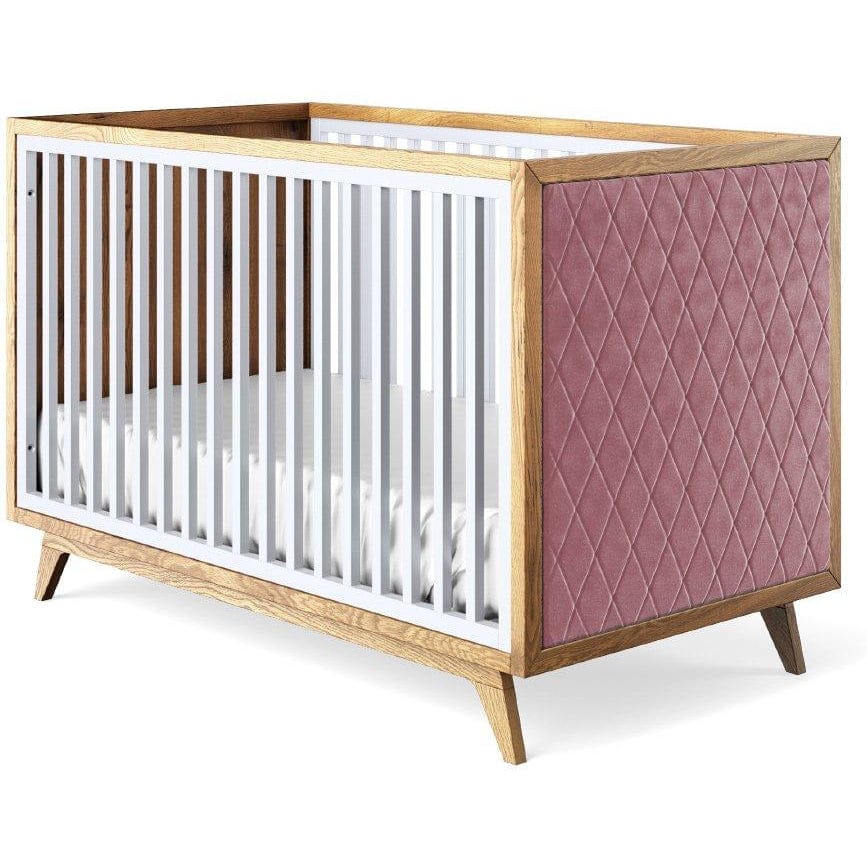 Romina Furniture Uptown Classic Crib (Tufted Sides)