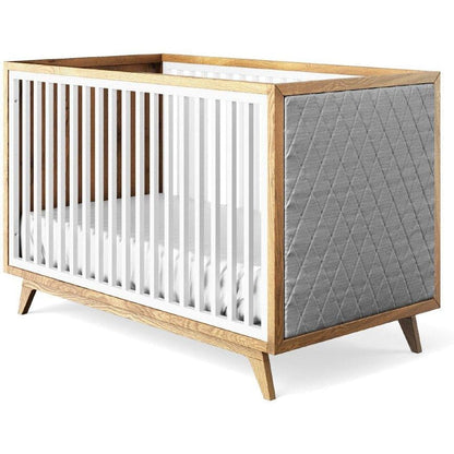 Romina Furniture Uptown Classic Crib (Tufted Sides)