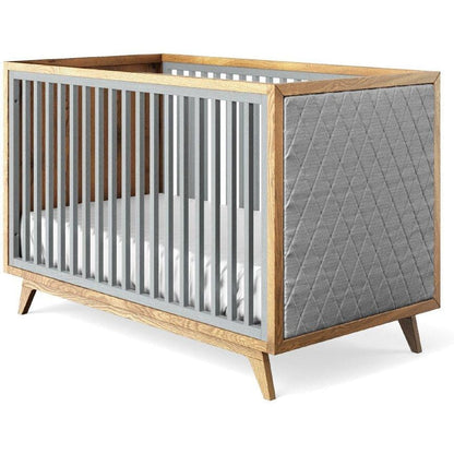 Romina Furniture Uptown Classic Crib (Tufted Sides)