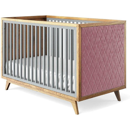 Romina Furniture Uptown Classic Crib (Tufted Sides)