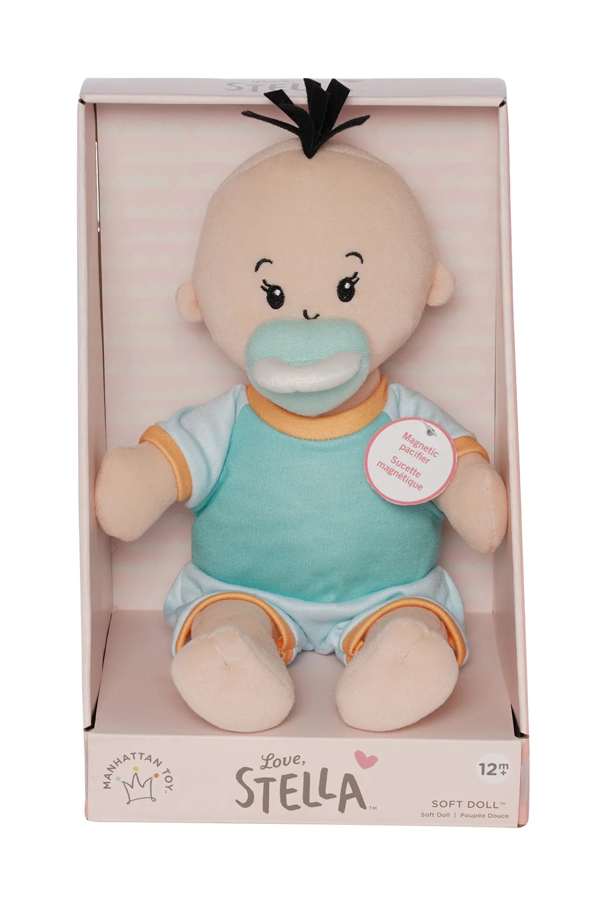Manhattan Toy Love, Stella Fella Peach with Black Tuft