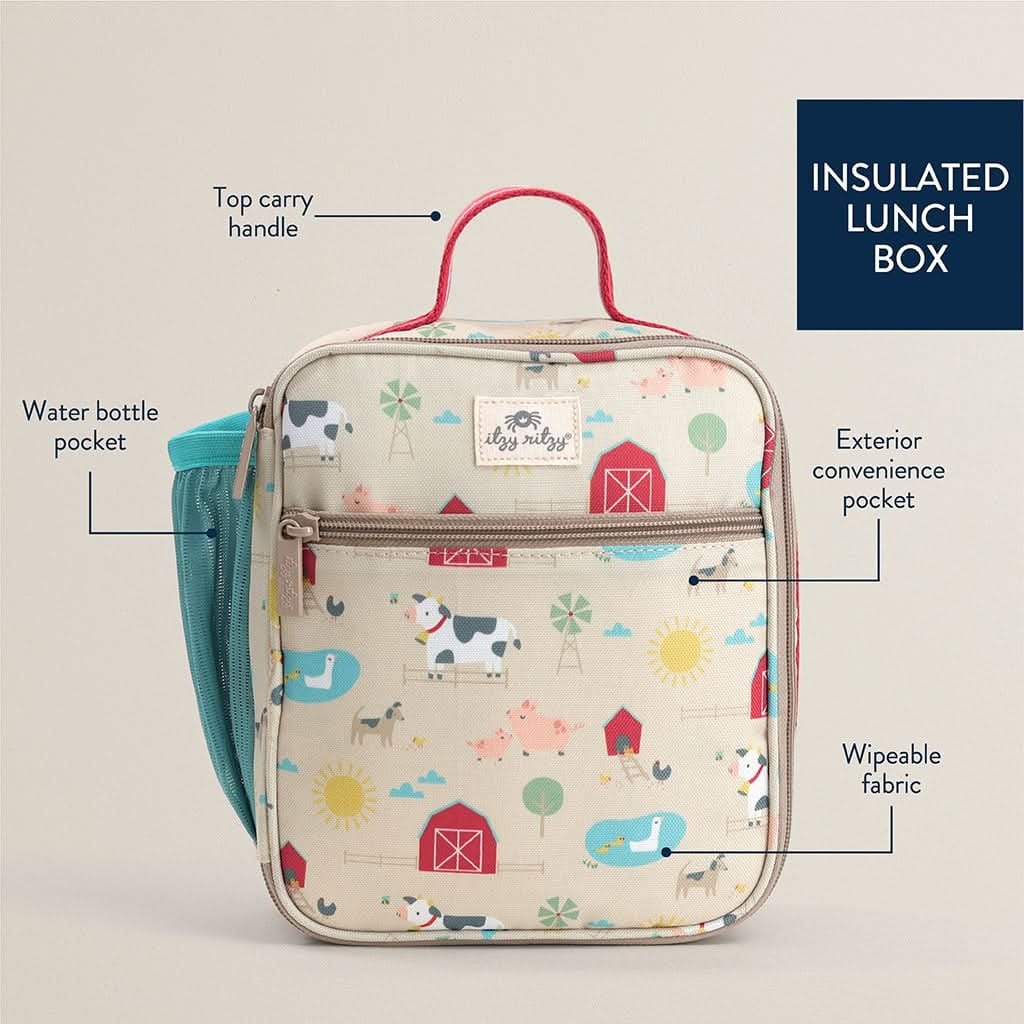 Itzy Ritzy Itzy Lunch Box - Farm Friends