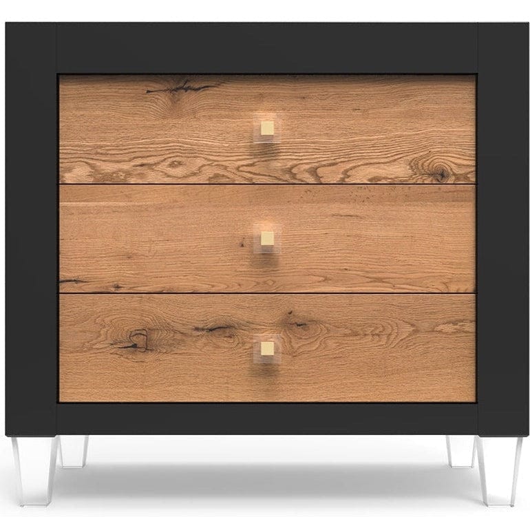 Romina Furniture Millenario Single Dresser - 16003-SB-WO