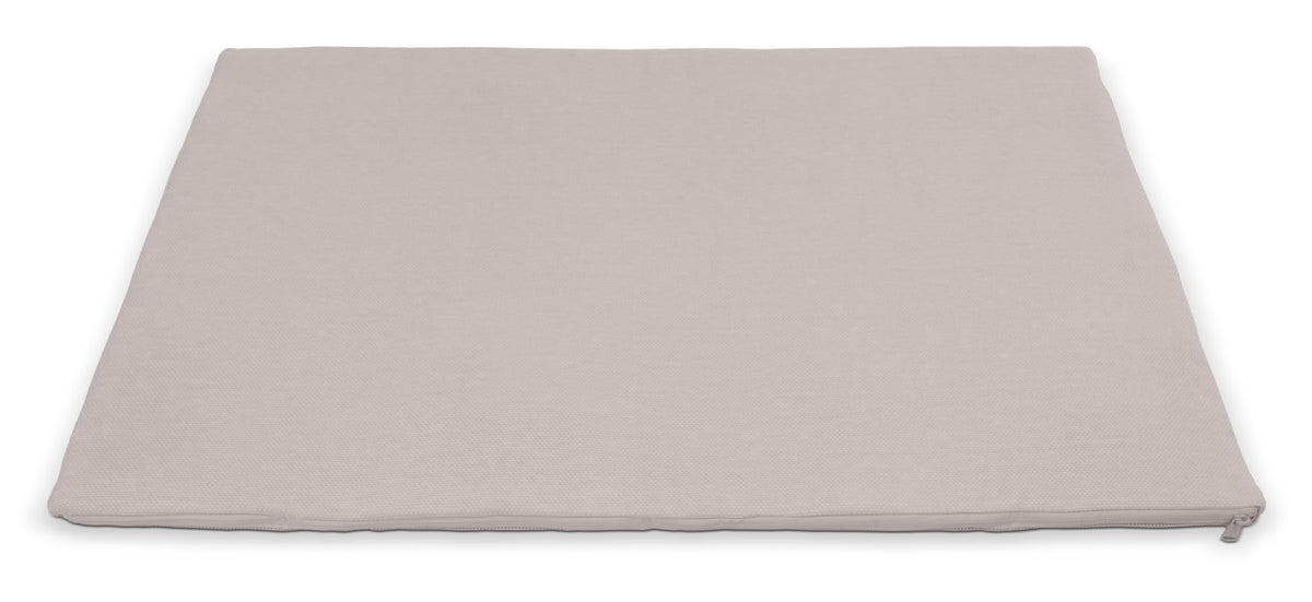 UPPAbaby rectangular light grey bassinet mattress pad