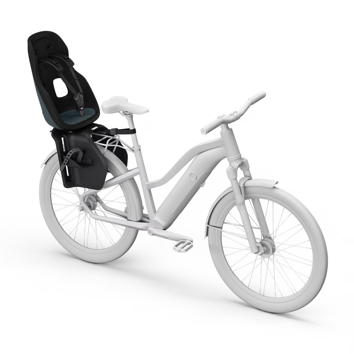 Thule Yepp Nexxt 2 Maxi Rack Mount Child Bike Seat - Dark Slate - 12081302