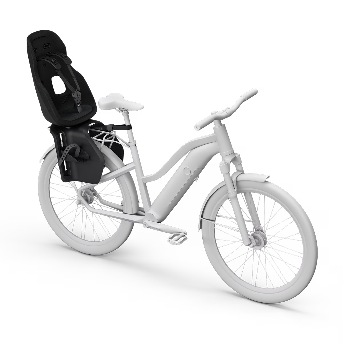 Thule Yepp Nexxt 2 Maxi Rack Mount Child Bike Seat - Midnight Black Black - 12081301