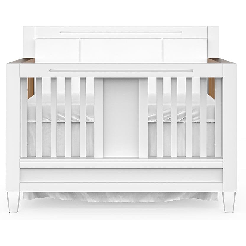 Romina Furniture Millenario Convertible Crib (Tufted)