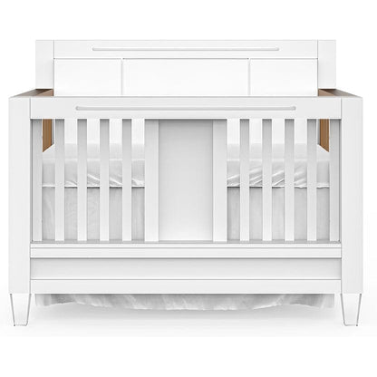 Romina Furniture Millenario Convertible Crib (Tufted)