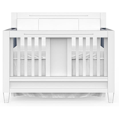 Romina Furniture Millenario Convertible Crib (Tufted)