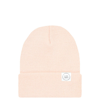 Lou Lou & Company Beanie with Pom - Blush Pink, Infant (0-6 MO)