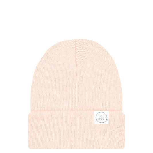 Lou Lou & Company Beanie with Pom - Blush Pink, Infant (0-6 MO)