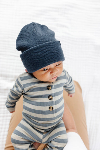 Lou Lou & Company Beanie - Navy, Toddler (6 MO - 4 YRS)