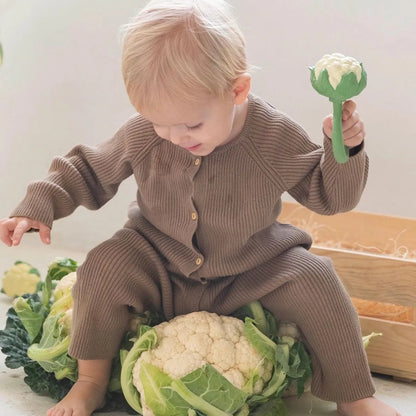 Oli & Carol Cauliflower Rattle Toy