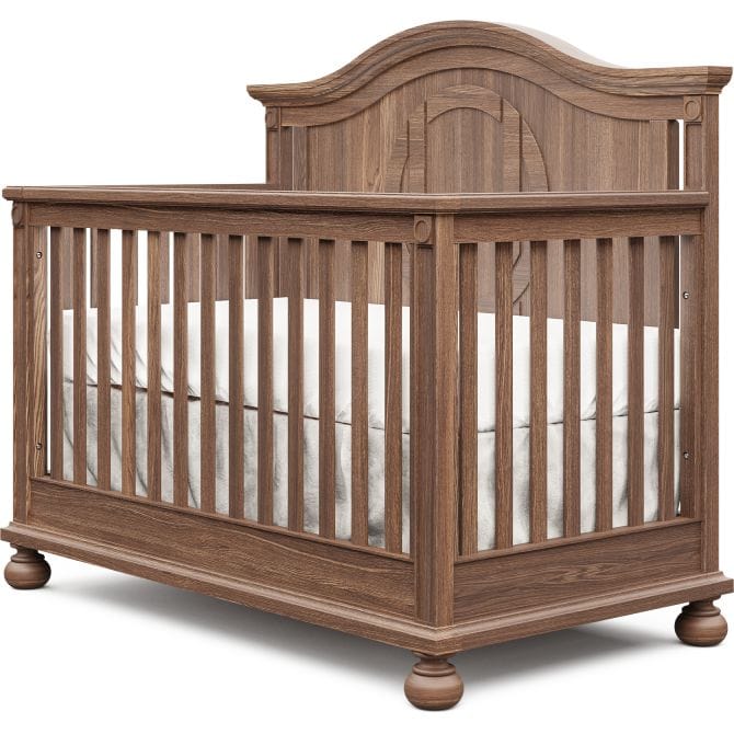 Romina Furniture Dakota Convertible Crib (Solid Back)