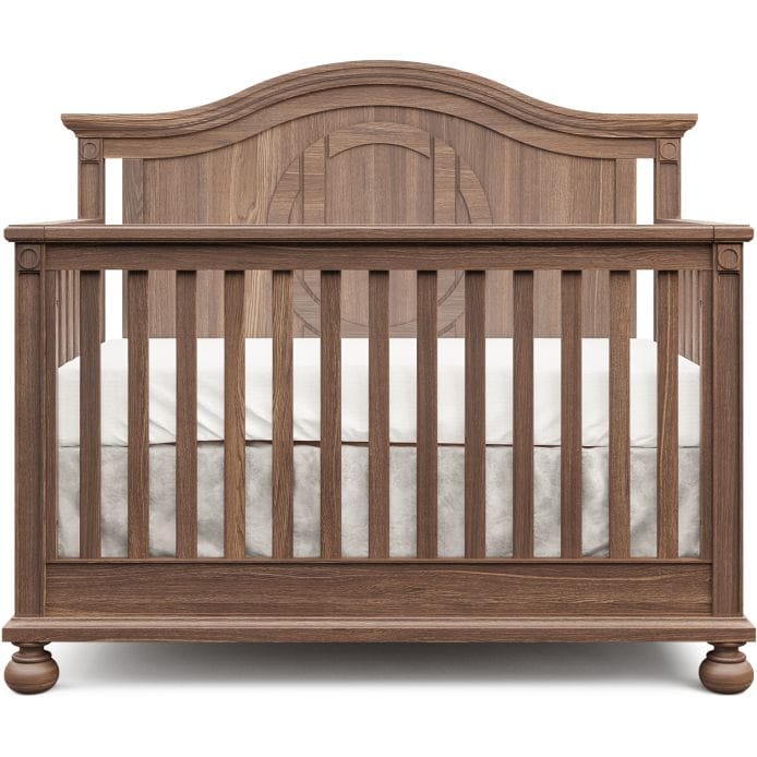 Romina Furniture Dakota Convertible Crib (Solid Back)