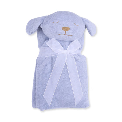 Angel Dear Puppy Nap Blanket - Dusty Blue