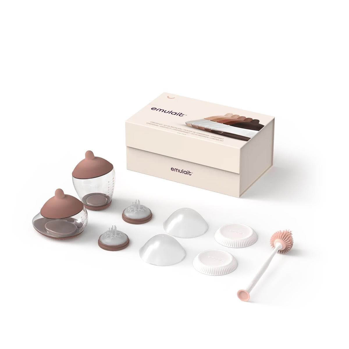 Emulait Bottle Starter Kit - Nipple Shape 4 / Color Medium - SK-BTB-4-ME