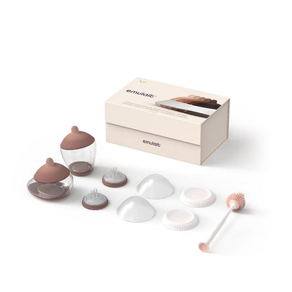 Emulait Bottle Starter Kit - Nipple Shape 4 / Color Medium - SK-BTB-4-ME